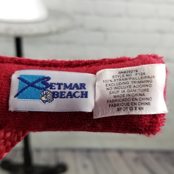 BETMAR BEACH | woven straw bow visor - Picture 9 of 9